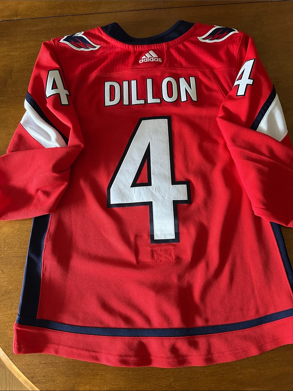 Adidas Washington Capitals Home Hockey Jersey Brenden Dillon Size 42